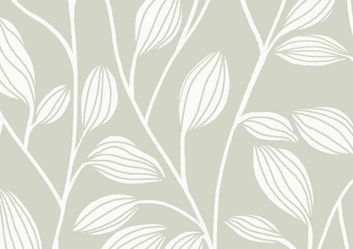 Leaf Motif, Old English Green - Twist&Fit Roller Blind - Image 6
